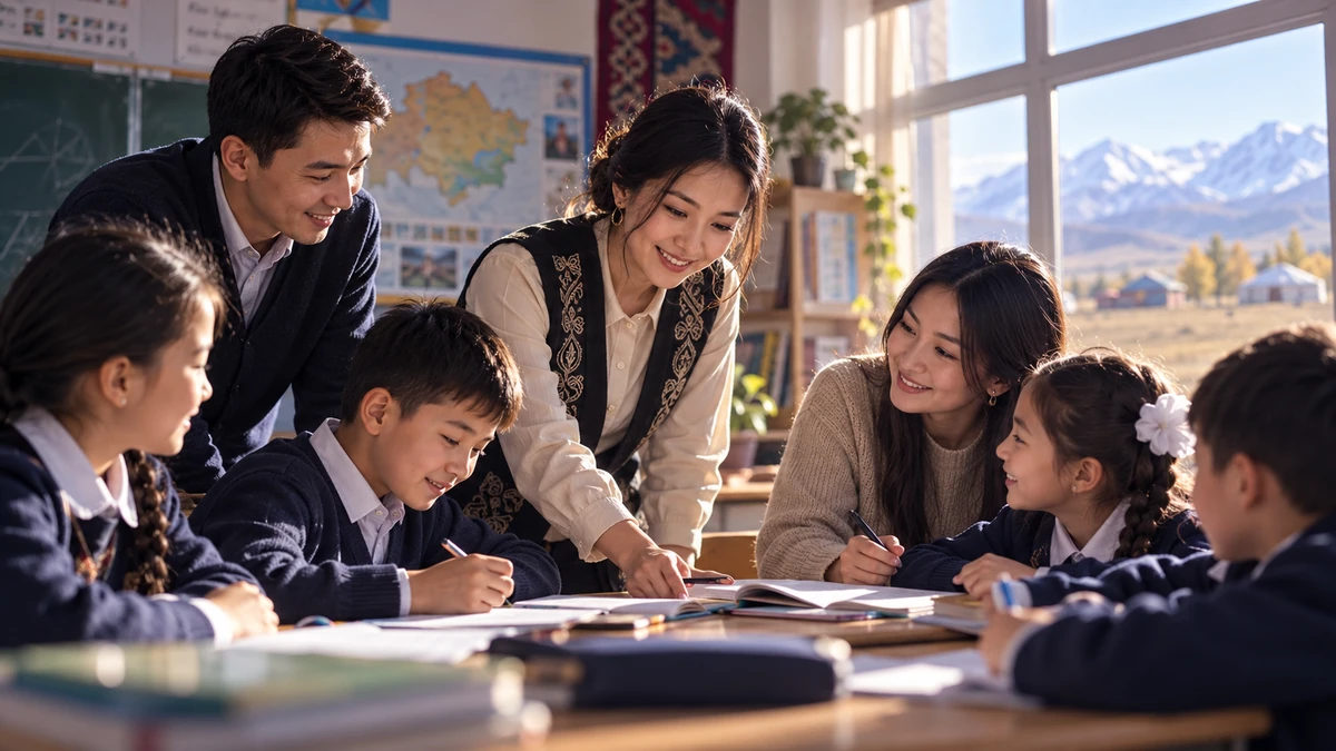 Teach for Qazaqstan education project